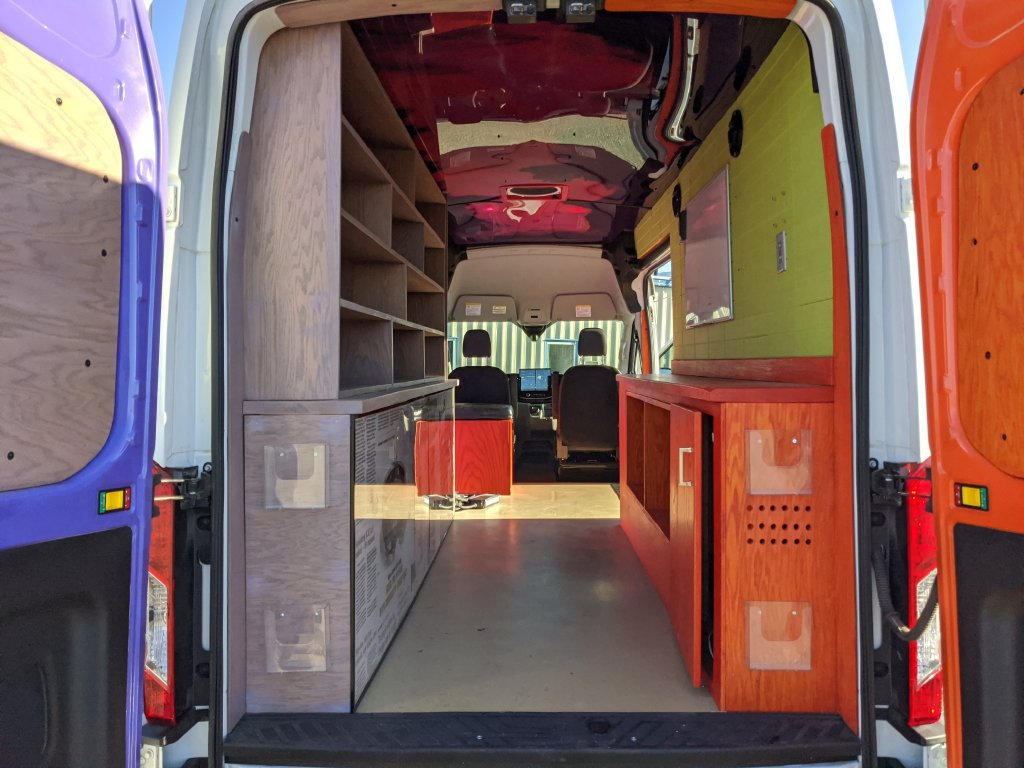 Used 2023 Ford E-Transit 148 High Roof Extended w/ Interior Upgrade Package RWD image 22