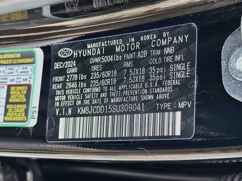 Used 2025 Hyundai Tucson SEL AWD/4WD image 45