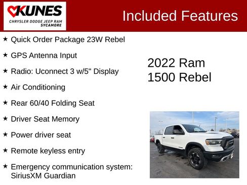 Used 2022 RAM 1500 Rebel AWD/4WD image 3