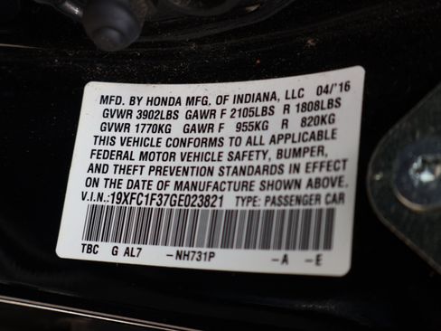 Used 2016 Honda Civic EX-T image 33