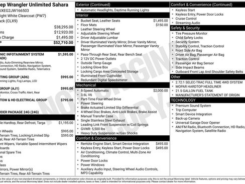 Used 2018 Jeep Wrangler Unlimited Sahara image 10