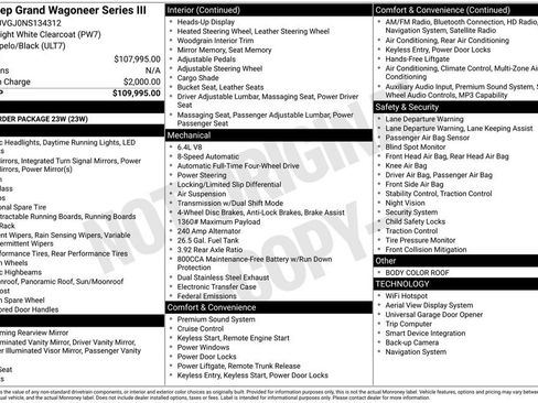 Used 2022 Jeep Grand Wagoneer Series III image 9