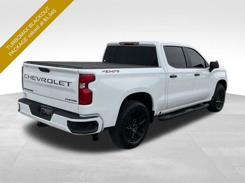Used 2025 Chevrolet Silverado 1500 Custom w/ Turbomax Blackout Package AWD/4WD image 6