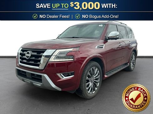 Used 2023 Nissan Armada Platinum w/ Captain's Chairs Package RWD image 1