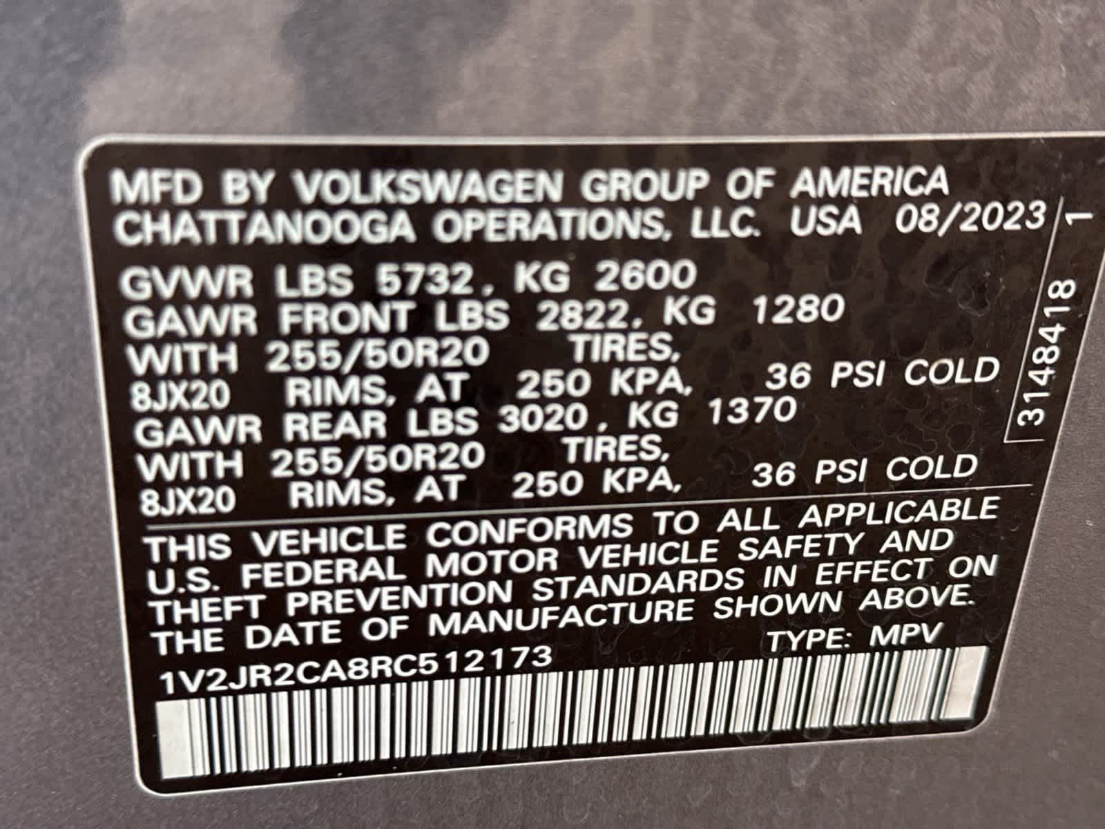 Used 2024 Volkswagen Atlas SE FWD image 40