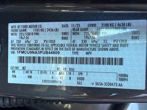 Used 2023 Ford Escape ST-Line Select w/ Tech Pack #2 AWD/4WD image 49