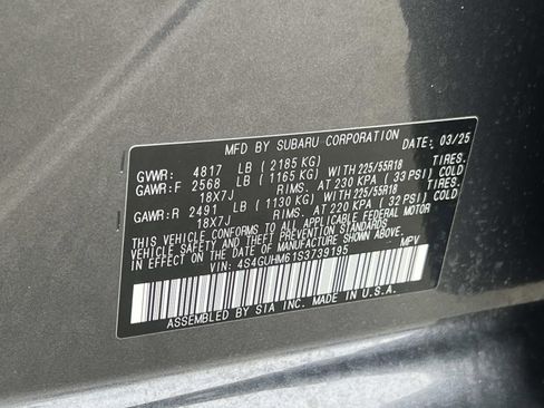 Certified 2025 Subaru Crosstrek 2.5i Limited w/ Popular Package #3A image 35