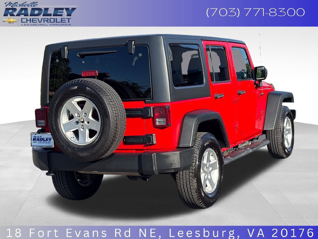 Used 2017 Jeep Wrangler Unlimited Sport w/ Quick Order Package 24S AWD/4WD image 6