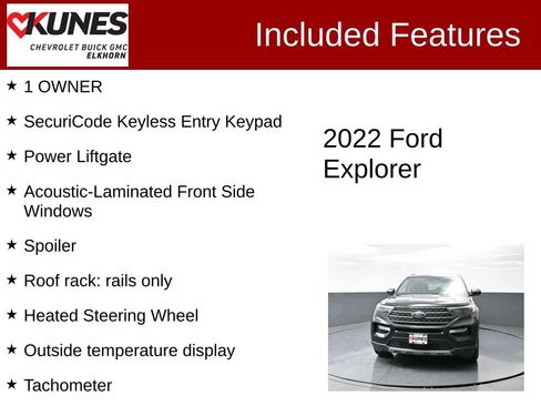 Used 2022 Ford Explorer XLT w/ Equipment Group 202A image 3