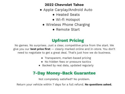 Used 2022 Chevrolet Tahoe High Country image 2