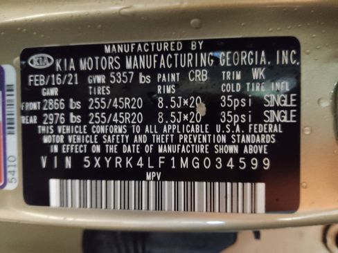 Used 2021 Kia Sorento SX FWD image 33