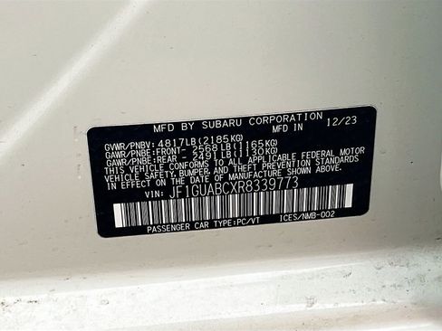 Used 2024 Subaru Impreza 2.0i AWD/4WD image 30