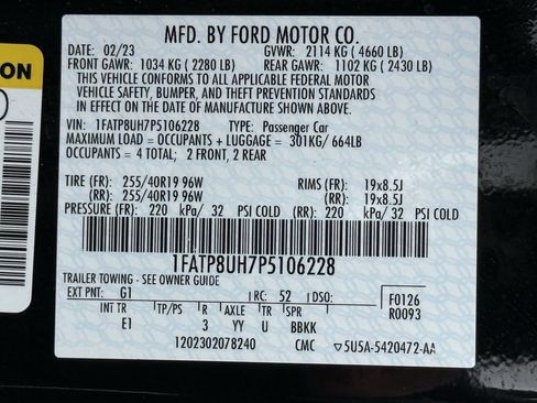 Used 2023 Ford Mustang Premium w/ Mustang Nite Pony Package image 25