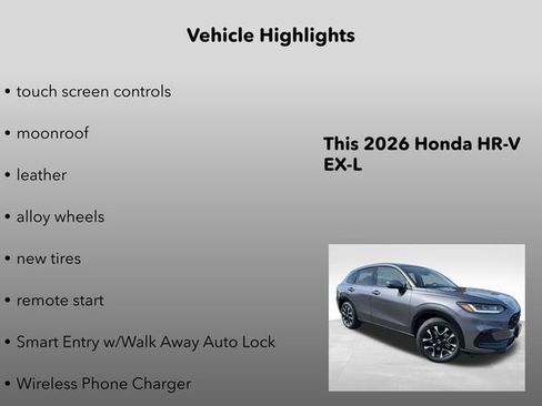 New 2026 Honda HR-V EX-L image 15