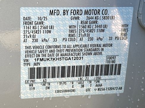 New 2026 Ford Explorer ST-Line w/ ST-Line Street Pack image 25