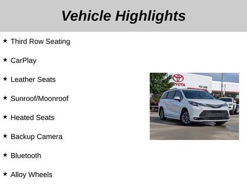 Used 2025 Toyota Sienna XLE w/ XLE Plus Package FWD image 5