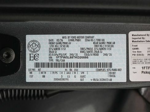 Certified 2026 Ford F150 Lariat AWD/4WD image 25