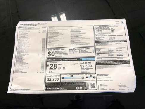 New 2026 BMW 540i xDrive 540i xDrive w/ Premium Package image 19