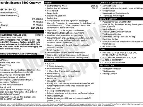 Used 2022 Chevrolet Express 3500 w/ Driver Convenience Package image 6