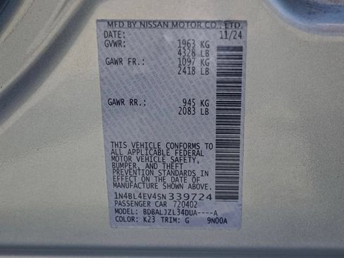 Used 2025 Nissan Altima 2.5 SL FWD image 26