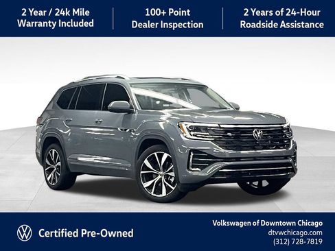 Certified 2025 Volkswagen Atlas SEL Premium R-Line AWD/4WD image 1