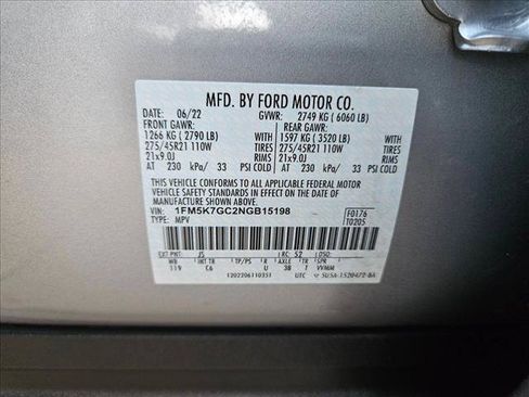 Used 2022 Ford Explorer ST w/ Equipment Group 401A RWD image 22