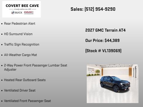 New 2027 GMC Terrain AT4 w/ Convenience Package III AWD/4WD image 25