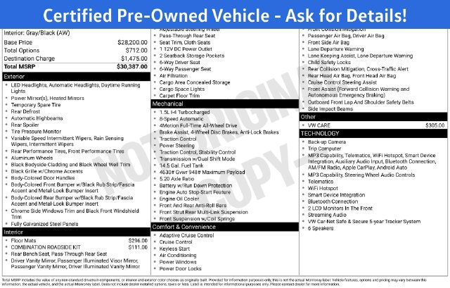 Certified 2026 Volkswagen Taos S AWD/4WD image 29