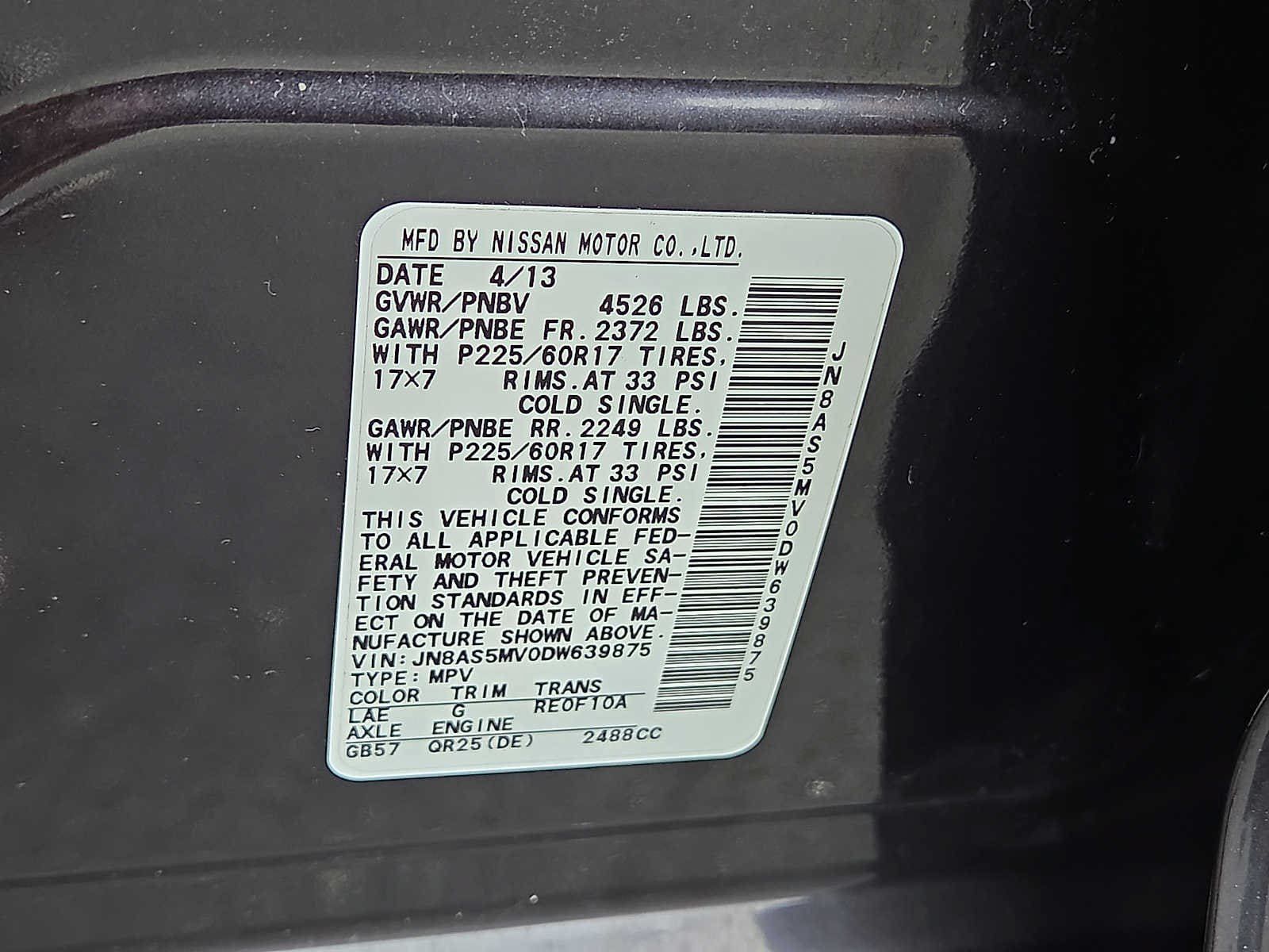 Used 2013 Nissan Rogue SV AWD/4WD image 25