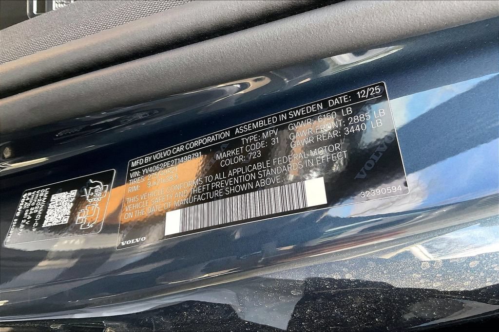 New 2026 Volvo XC90 B6 Plus w/ Protection Package Premier AWD/4WD image 14