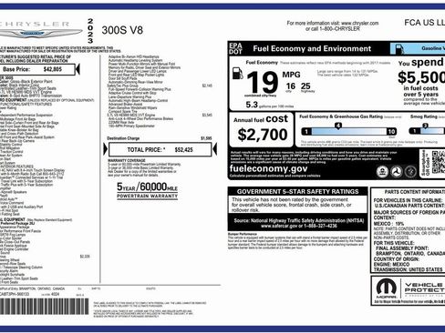 Used 2023 Chrysler 300 S w/ Comfort Group image 2