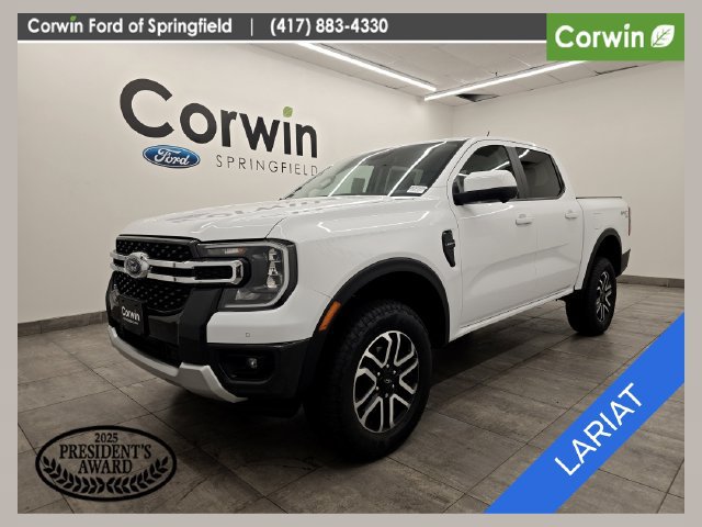 New 2026 Ford Ranger Lariat w/ Trailer Tow Package AWD/4WD 360° Tour