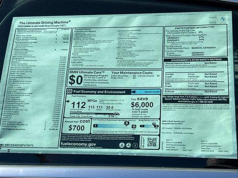 Used 2025 BMW i4 eDrive40 w/ Premium Package image 29