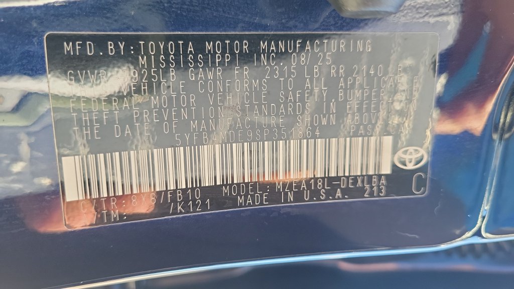 Certified 2025 Toyota Corolla LE FWD image 23