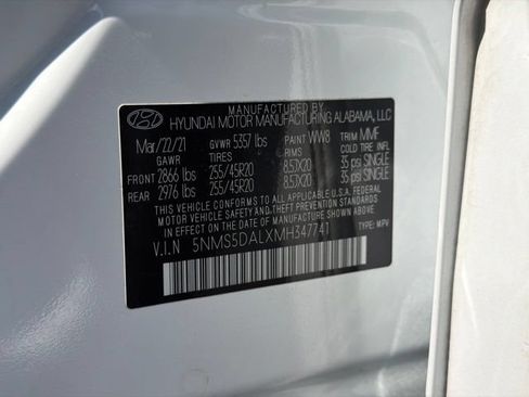 Certified 2021 Hyundai Santa Fe Calligraphy AWD/4WD image 37