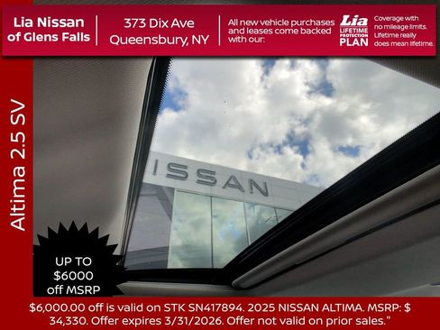 New 2025 Nissan Altima 2.5 SV w/ SV Premium Package image 23