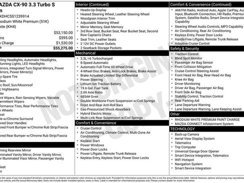 Used 2025 MAZDA CX-90 3.3 Turbo S w/ Premium Package image 3
