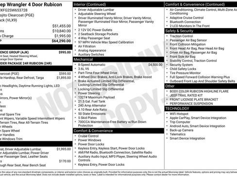 New 2025 Jeep Wrangler Unlimited Rubicon w/ Convenience Group AWD/4WD image 26