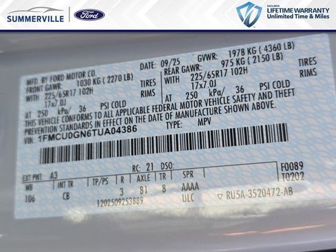 New 2026 Ford Escape Active image 34