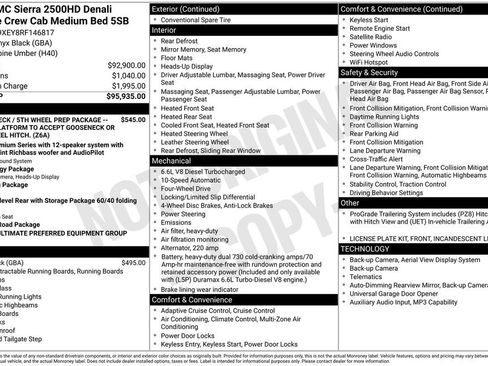 Used 2024 GMC Sierra 2500 Denali Ultimate AWD/4WD image 60