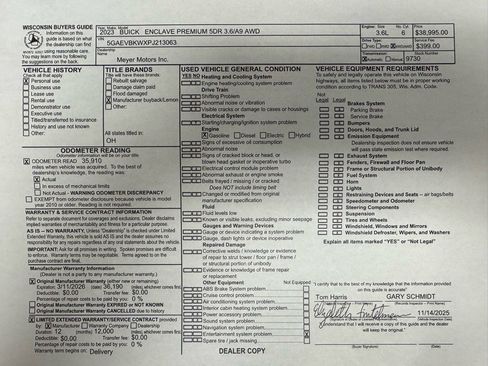 Used 2023 Buick Enclave Premium w/ Experience Buick Package image 32