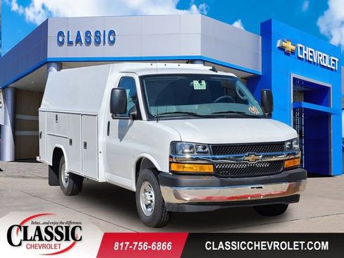 New 2025 Chevrolet Express 3500 w/ Power Convenience Package RWD image 1
