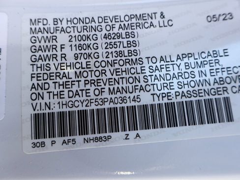 Certified 2023 Honda Accord Sport image 31