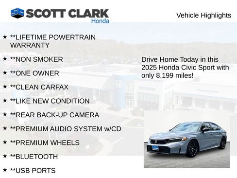 Used 2025 Honda Civic Sport image 11