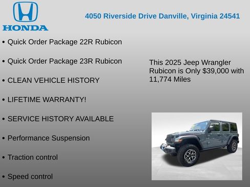 Used 2025 Jeep Wrangler Unlimited Rubicon AWD/4WD image 7