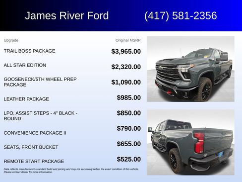 Used 2025 Chevrolet Silverado 2500 LT w/ Trail Boss Package AWD/4WD image 5