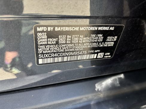 Used 2022 BMW X5 sDrive40i w/ Premium Package RWD image 37