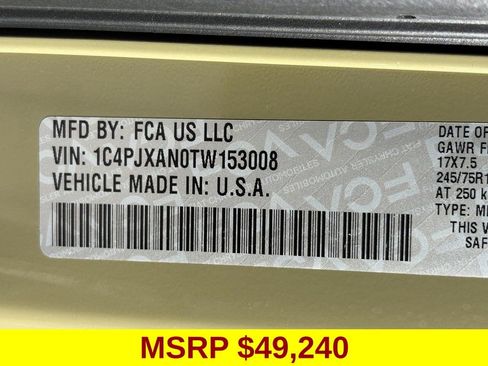 New 2026 Jeep Wrangler Sport AWD/4WD image 40
