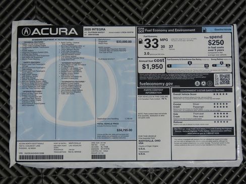 Used 2025 Acura Integra image 10
