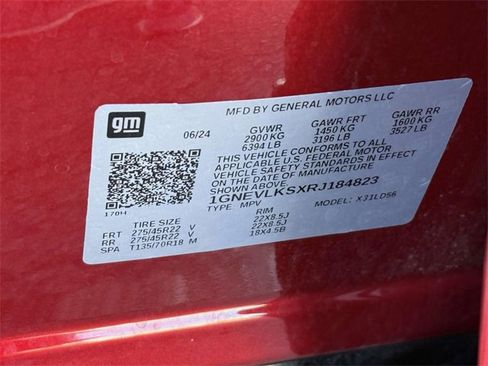 Certified 2024 Chevrolet Traverse RS w/ LPO, Floor Liner Package image 25